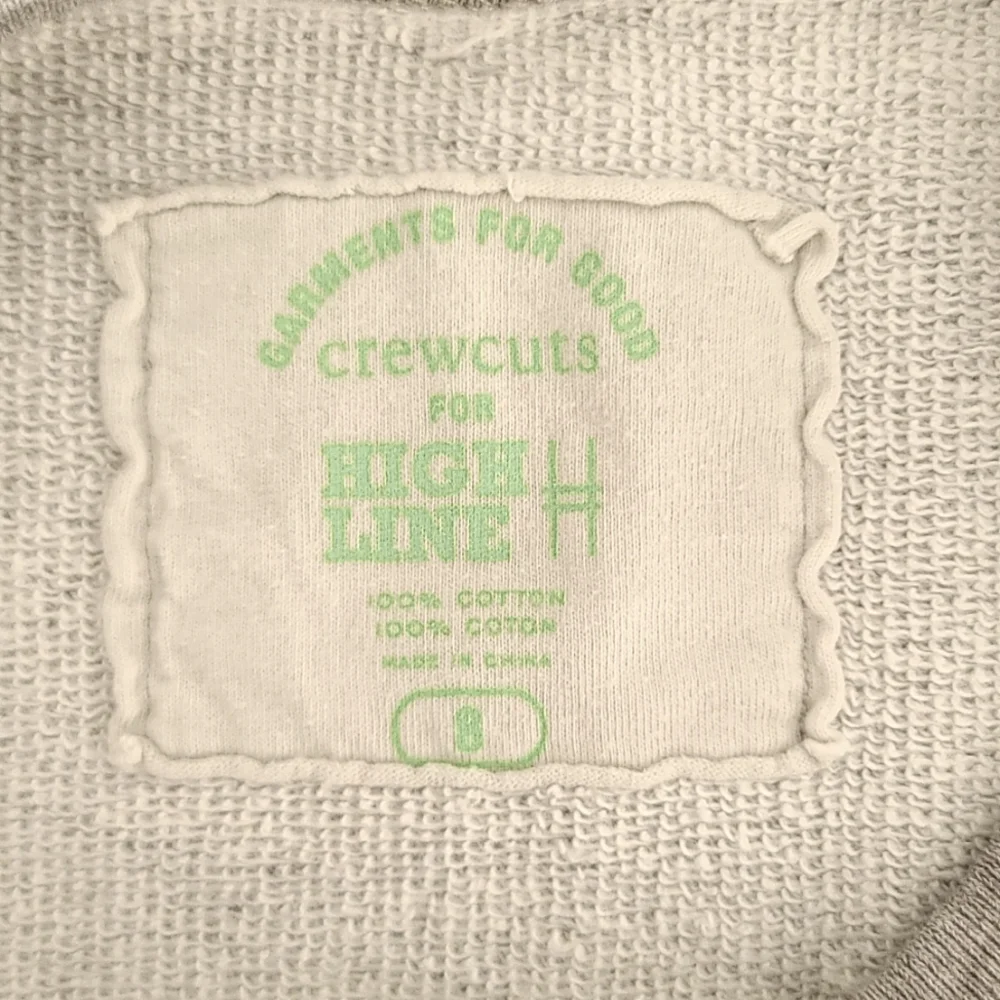 CREWCUTS x HIGH LINE Graphic Crop Sweatshirt Girls 8 Park in the Sky NYC LIMITED - Picture 7 of 12